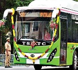 TSRTC launches new non ac bus services to shamshabad airport in hyderabada