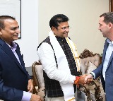 Minister Sridhar Babu meets French delegation