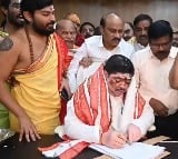 Ponnam Prabhakar took charge as the Minister of Transport and BC Welfare Department