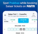 Book Salaar movie tickets on Paytm app, get Prabhas on your seat; here’s how