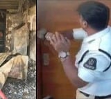 Hyderabad cops rescue family from fire
