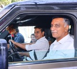 KTR and Harish Rao in one car