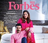 Ram Charan And Upasana Konidela In Worlds Top Magazine Forbes Cover Page Photo