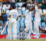 Team India lost five wickets as Kogli out for 38 runs