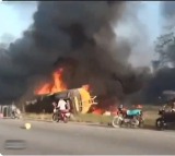 Petrol Tanker explodes as 40 people died in Liberia