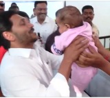 CM Jagan christened a child as Rajasekhar