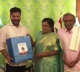 CM Revanth Reddy greeted the Governor Tamilisai Soundara Rajan