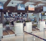 self check in counter facility near parking spaces in Shamshabad airport