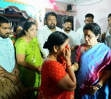 Chandrababu Naidu’s wife continues ‘Nijam Gelvali’ yatra, consoles kin of party workers