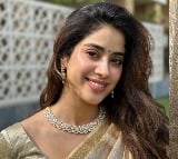 Janhvi Kapoor oozes elegance in saree, begins new year with spiritual bliss