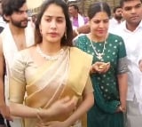 Bollywood Actress Janhvi Kapoor Visits Tirumala
