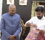 CM Revanth Reddy meets Ramnath Kovind