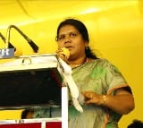 Peethala Sujatha extends solidarity towards Anganwadi workers
