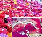 More than 3000 gifts including silver bow to lord Sri Ram from In laws place
