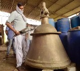 Bell weighing 2,400 kg on its way to Ram temple in Ayodhya