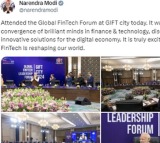 PM Modi attends Global FinTech meeting in GIFT city