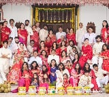 Ram Charan, Upasana Konidela, Varun Tej and Lavanya celebrate Sankranti with mega family