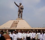 CM Jagan unveils Ambedkar statue in Vijayawada on Jan 19