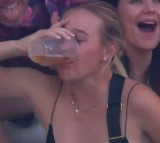 Girls Viral Beer Drinking Act In SA20 