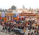 Huge number of Saints arriving Ayodhya