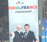 PM Modi and France president Emmanuel Macron joint road show in Jaipur