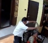 Andhra Man Tries to Strangle Elderly Woman to Death here is shocking video