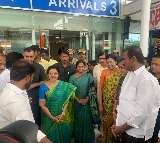 Nara Bhuvaneswari boarded flight escapes unwanted situation 