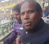KA Paul spotted at ACA VDCA Stadium in Visakha during India and England test