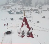 Winter Wonderland Of India Gulmarg Drone Footage
