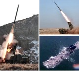 North Korea test fires new multiple rocket launcher