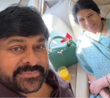 Chiranjeevi left to USA with his wife Surekha