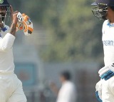 Centuries of Rohit and Jadeja and The first day of the third test ended