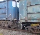 Goods rail derailed between Vijayawada and Khammam