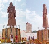 PM Modi unveils statue of Sant Ravidas, says his govt following the seer's ideology
