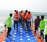 A Unique Attraction: Floating Sea Bridge inaugurated at Visakhapatnam RK Beach