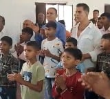 Actor Akshay Kumar visits hostel for tribal children in Rajasthan's Udaipur