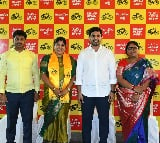 MLC Raghuraju wife Sudharani and hundreds of YCP leaders joins TDP