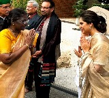 Upasana meets Droupadi Murmu with Klinkara