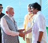 Chandrababu and Pawan Kalyan talks to PM Modi after Praja Galam rally at Boppudi