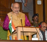 Jharkhand Guv Radhakrishnan takes oath as Telangana Governor