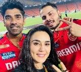 Preity Zinta shares post-match selfie with ‘deadly duo’ Shashank Singh, Ashutosh Sharma