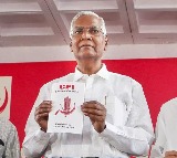 CPI Manifesto Released by D Raja