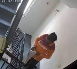Swiggy delivery boy steals pair of shoes kept outside flat Video goes Viral on Social Media