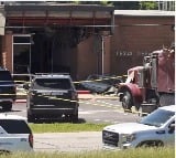 1 killed, 13 injured after semitrailer rams into public safety office in Texas