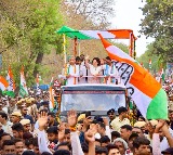 Priyanka Gandhi holds her first roadshow in Alwar in support of Cong’s Lalit Yadav