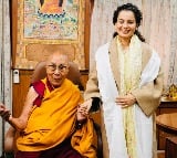 Ahead of polls, Kangana Ranaut visits Dalai Lama in McLeodganj