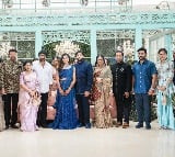 Chiranjeevi and Ram Charan attends Shankar daughter wedding reception 