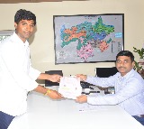Lavu Srikrishnadevarayalu files nomination papers