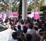 KTR and Harish Rao came in one car to BRS bhavan