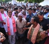 KCR bus yatra on second day
